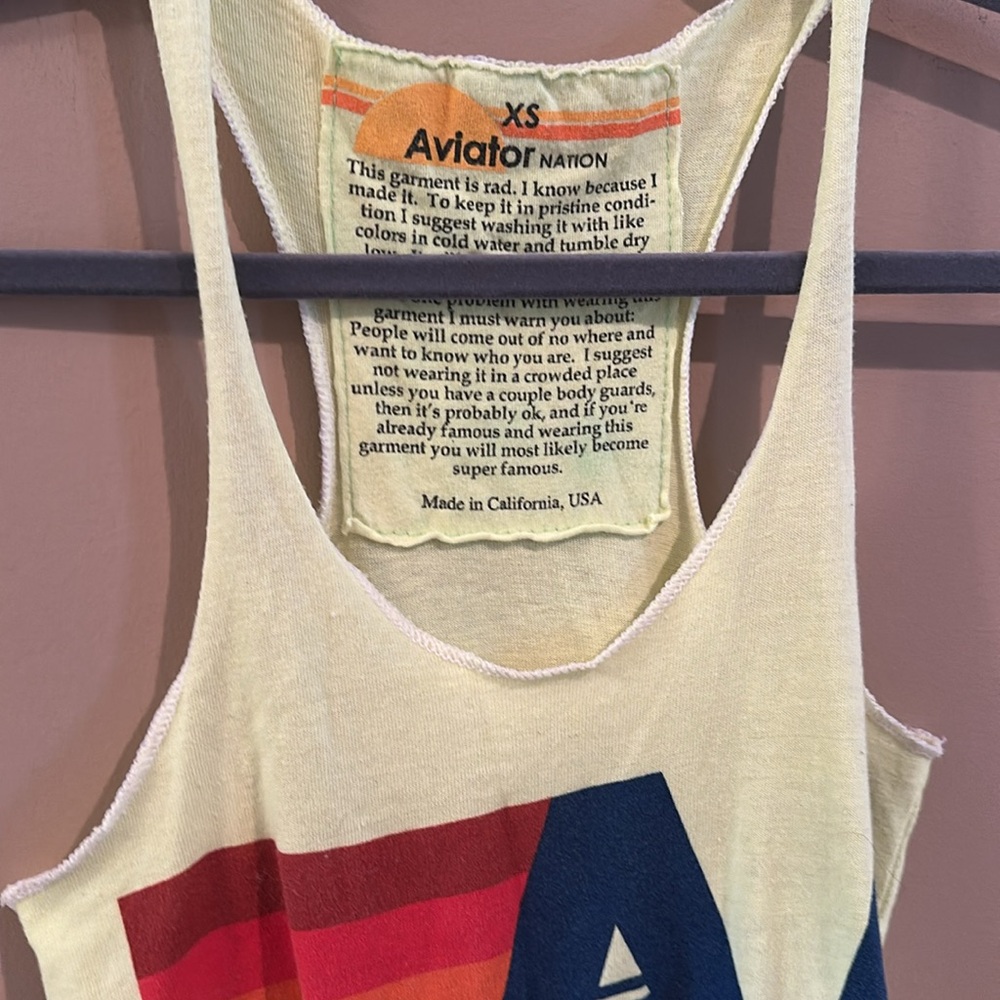 Aviator Nation Multicolor Graphic Tank - Picture 2 of 2